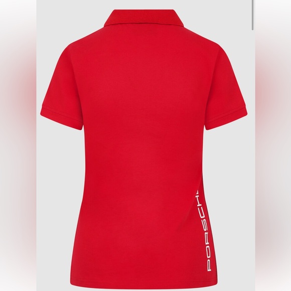 Porsche Motorsport Women’s polo, size M, Red - Picture 6 of 12